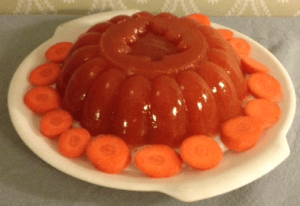 Wortelgelei resultaat